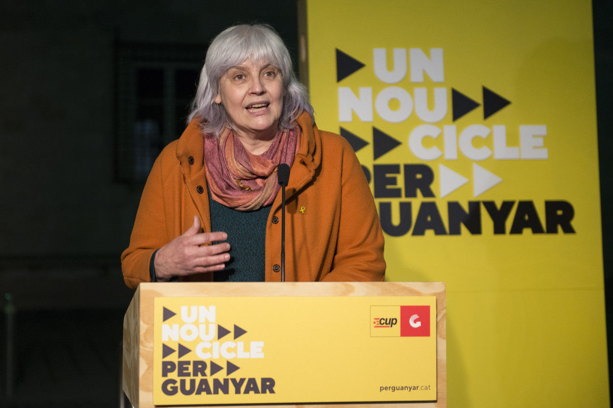 Arxiu - Arxiu - La candidata de la CUP a la Presidència de la Generalitat, Dolors Sabater.