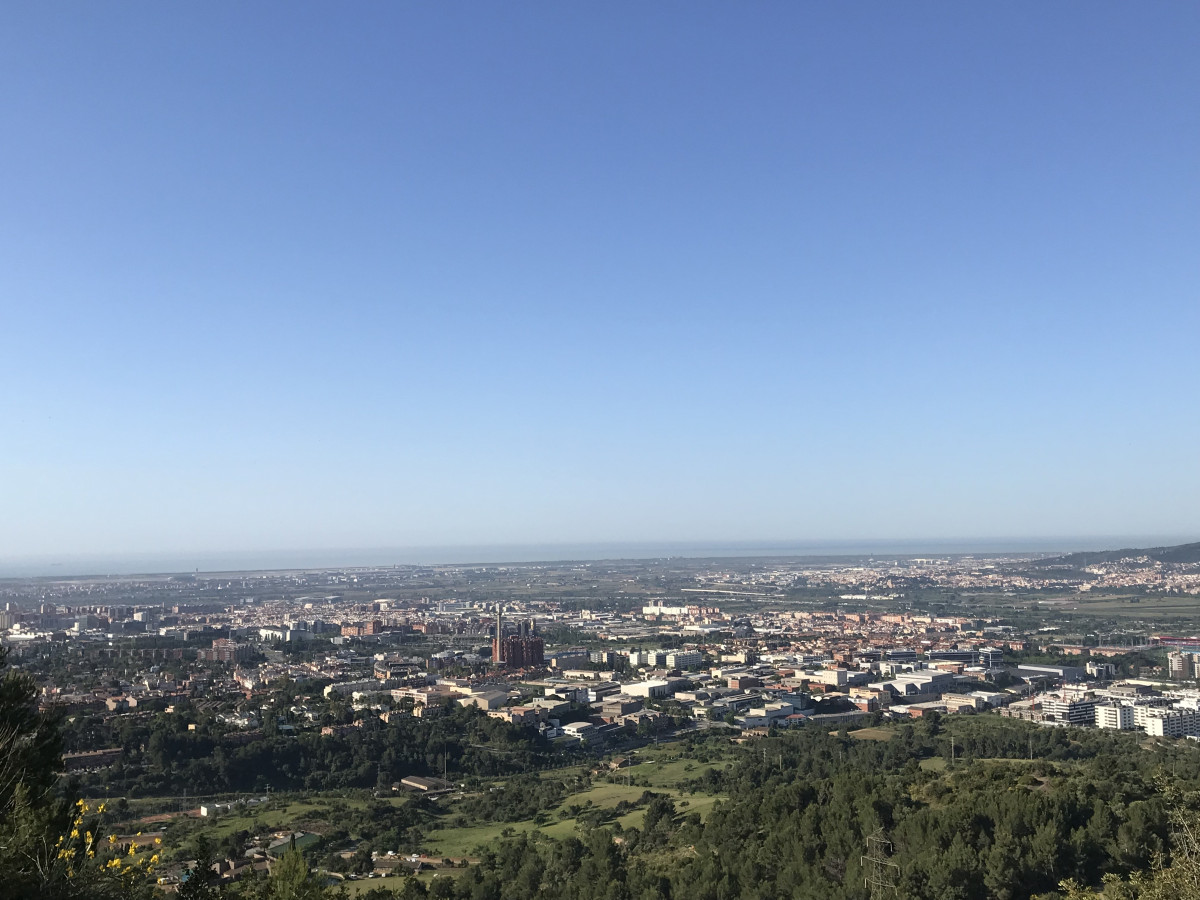 Núvol de contaminació a Barcelona (Arxiu)