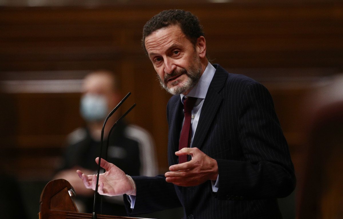 El portaveu de l'Executiva de Ciutadans i portaveu adjunt al Congrés dels Diputats, Edmundo Bal, durant una sessió plenària a la cambra baixa.