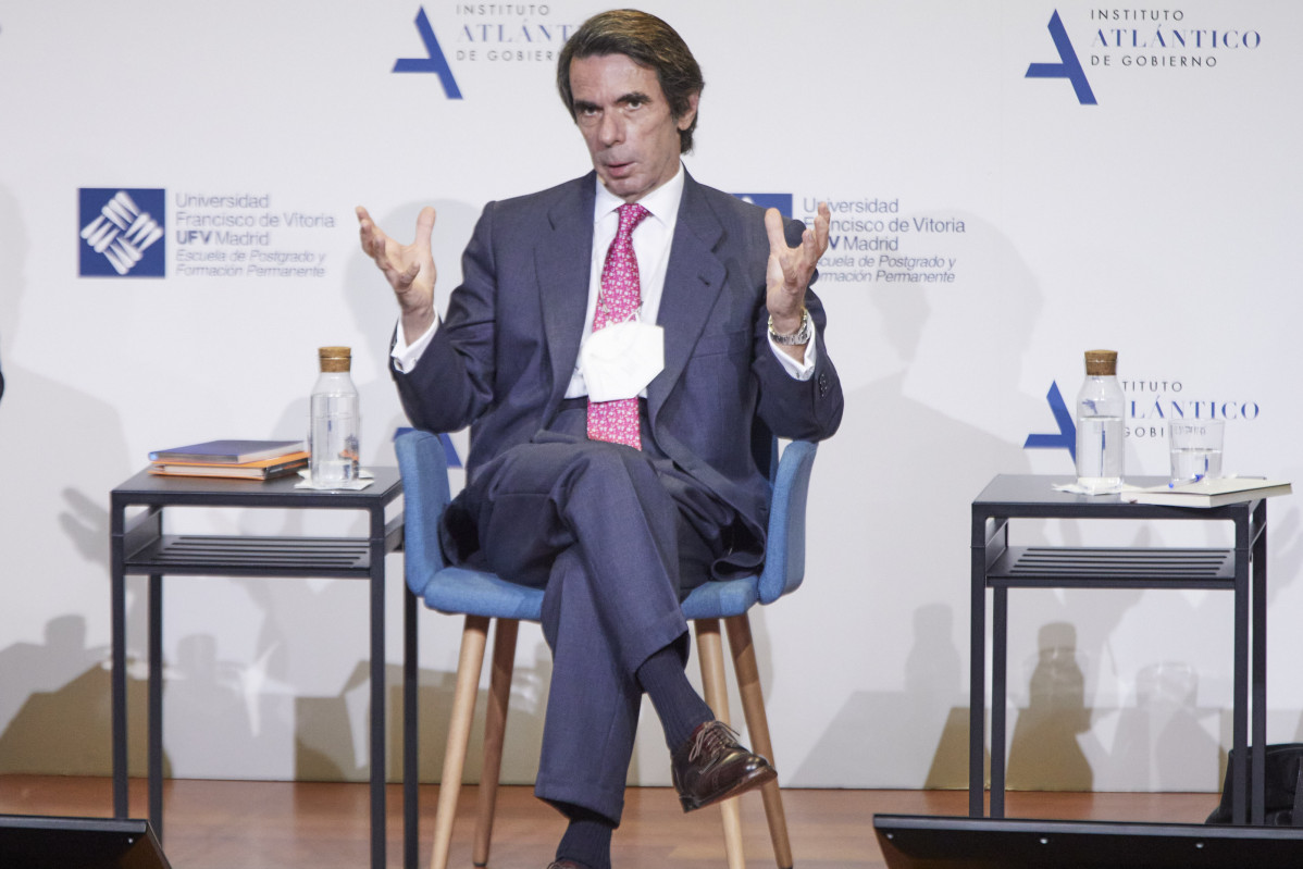L'expresident de Govern i president de l'IADG, José María Aznar