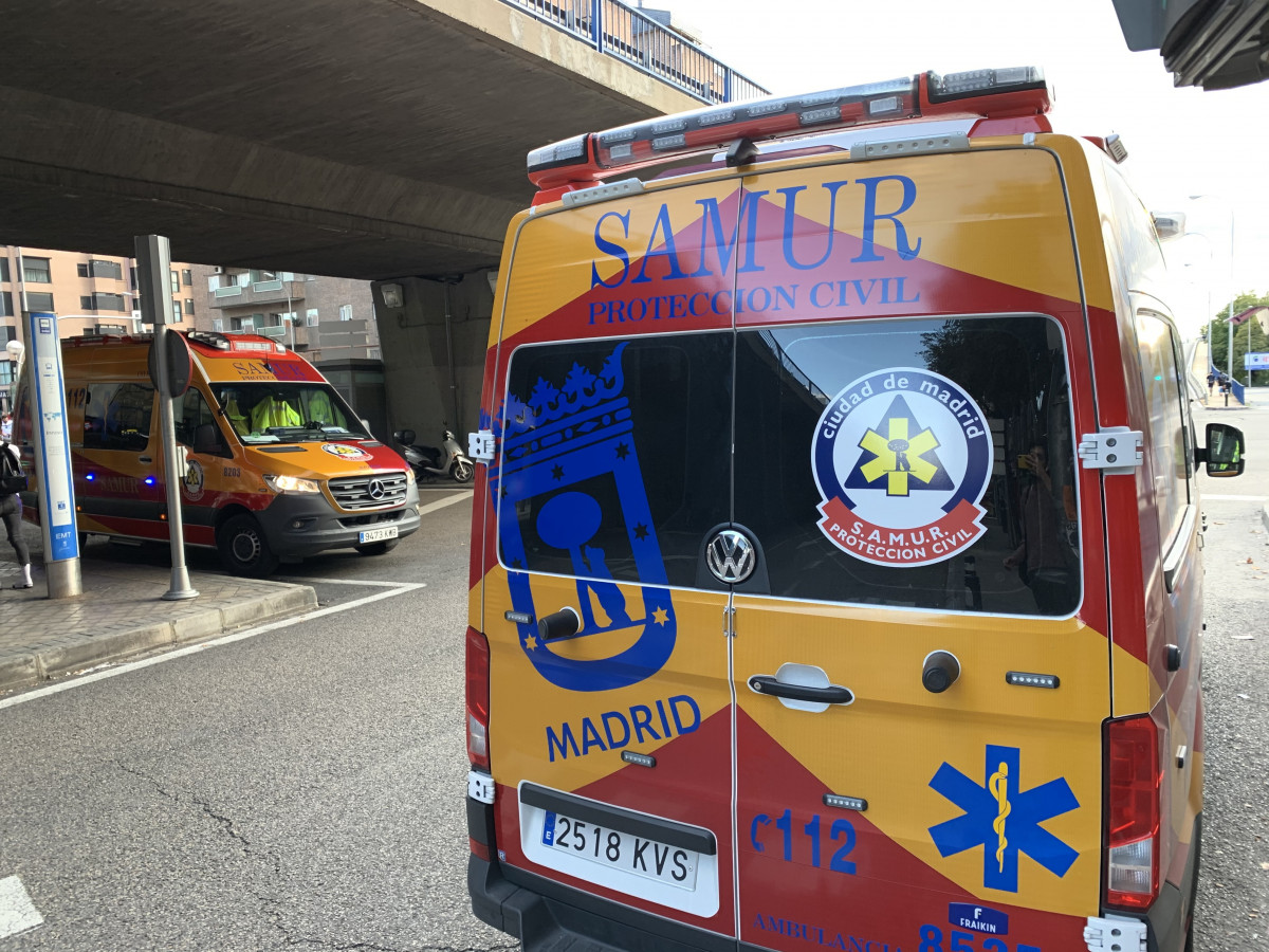 Fitxer - Imatge d'arxiu d'una ambulància de Samur Protecció Civil
