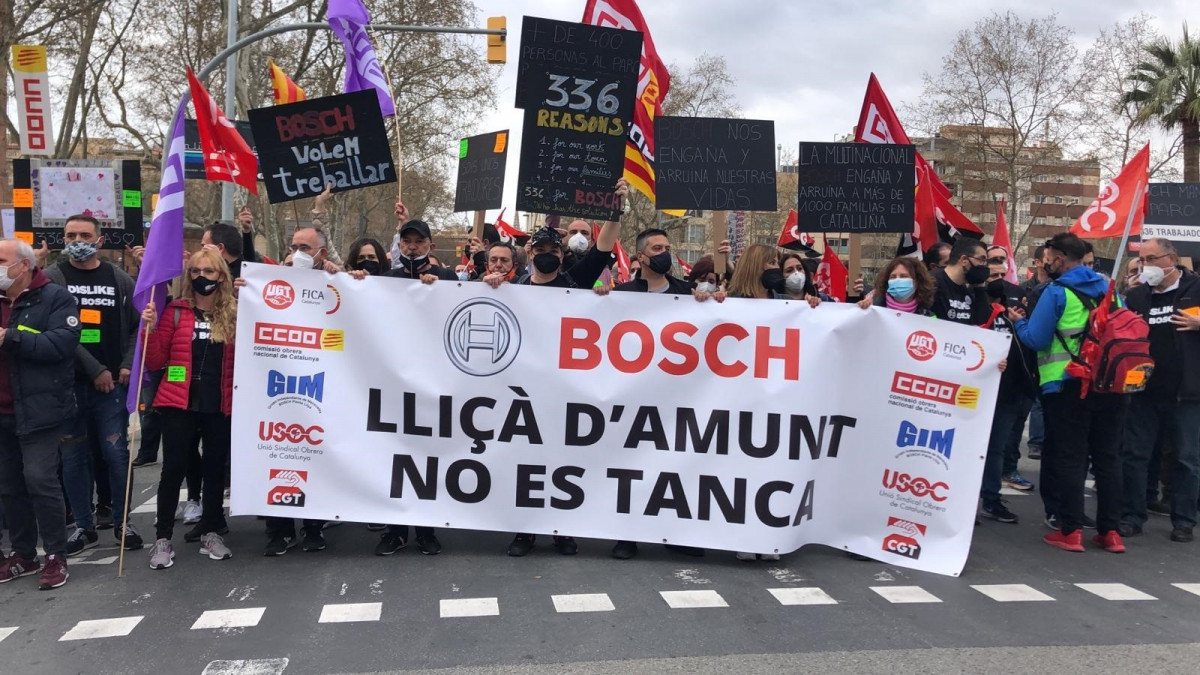 Concentració de Treballadors de Bosch