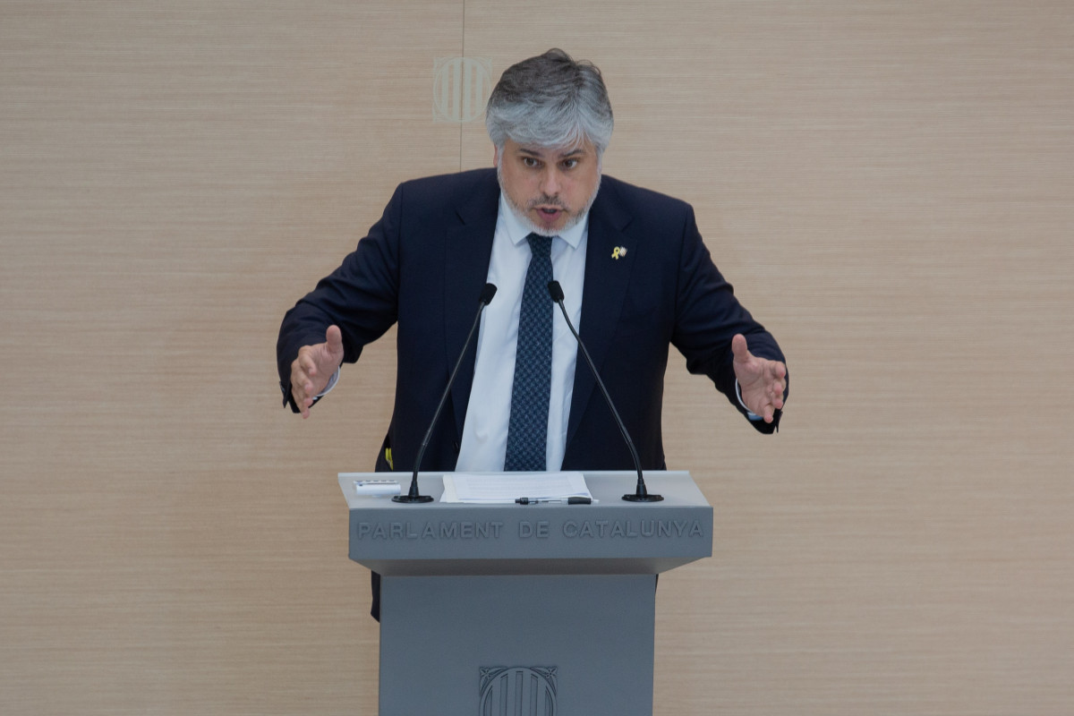 El president de Junts a Parlament, Albert Batet.
