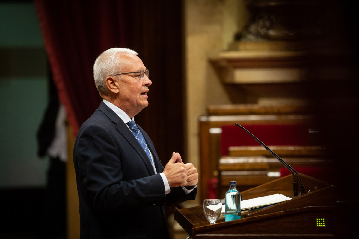 El Diputat de l'PP Santiago Rodríguez, a Parlament. Barcelona, Catalunya, (Espanya), 6 d'octubre de l'any 2020.