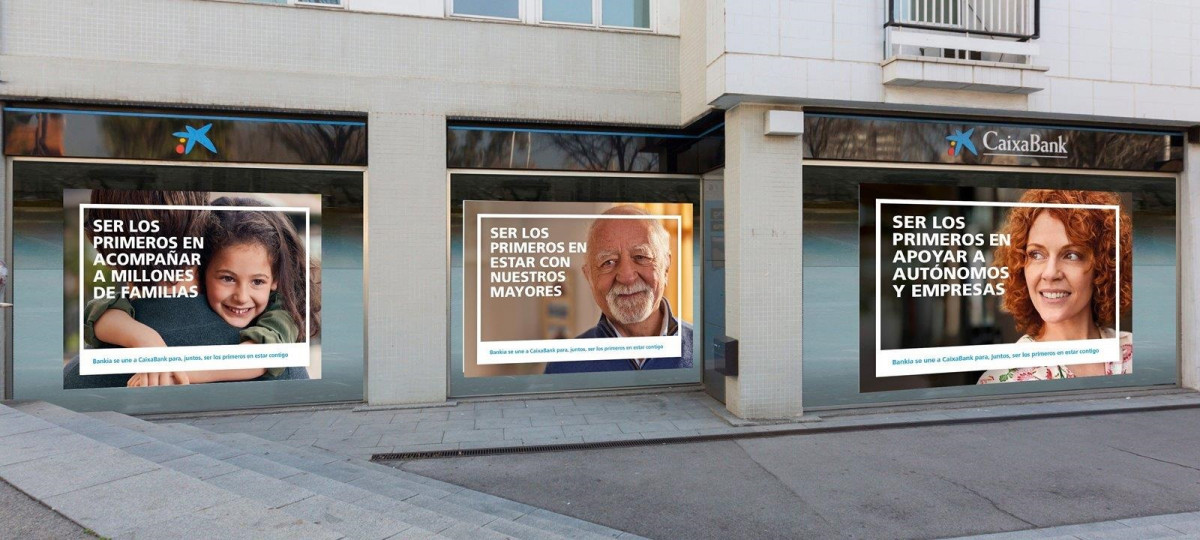 Campanya de CaixaBank després de dir su fus amb Bankia
