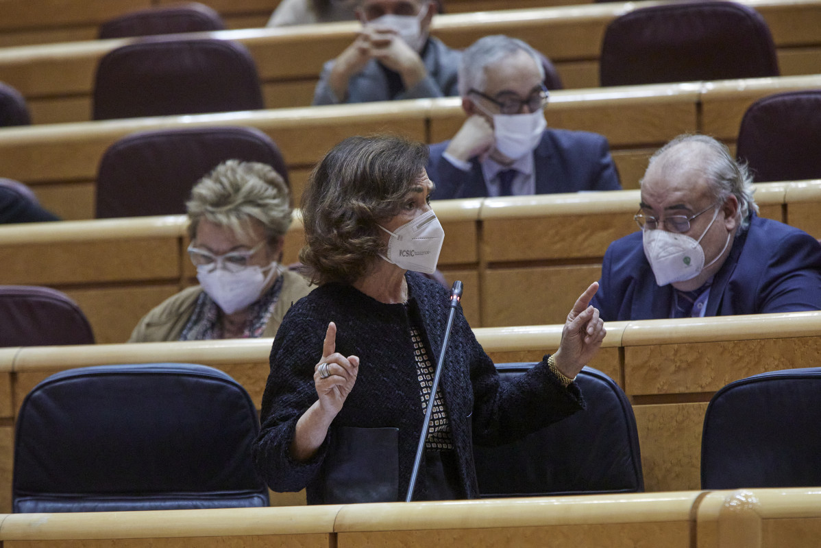 Arxiu - Arxiu - La vicepresidenta primera de Govern espanyol, Carmen Calvo.