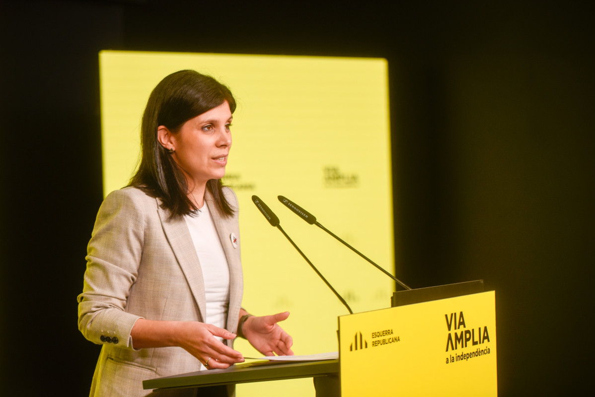 Arxiu - La secretària general adjunta i portaveu d'ERC, Marta Vilalta. Foto d'arxiu