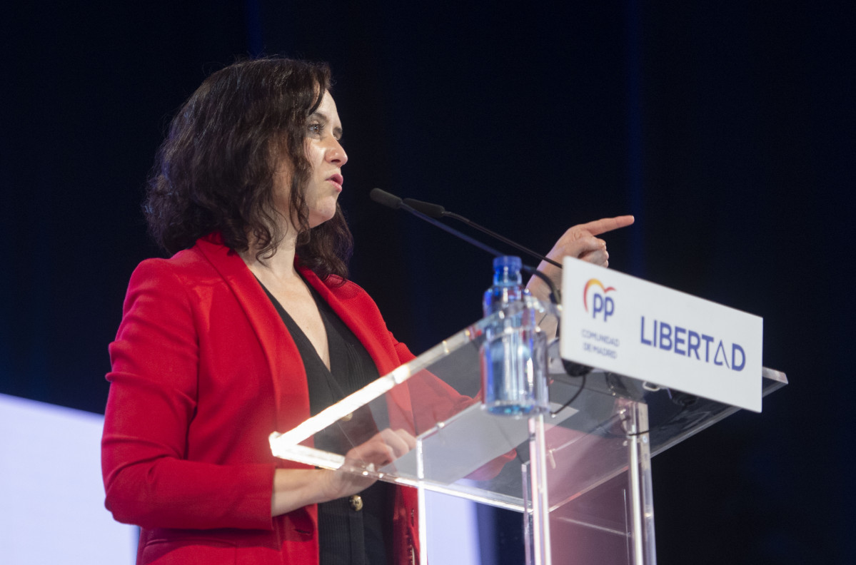La presidenta de la Comunitat de Madrid i candidata a la reelecció pel PP, Isabel Díaz Ayuso.