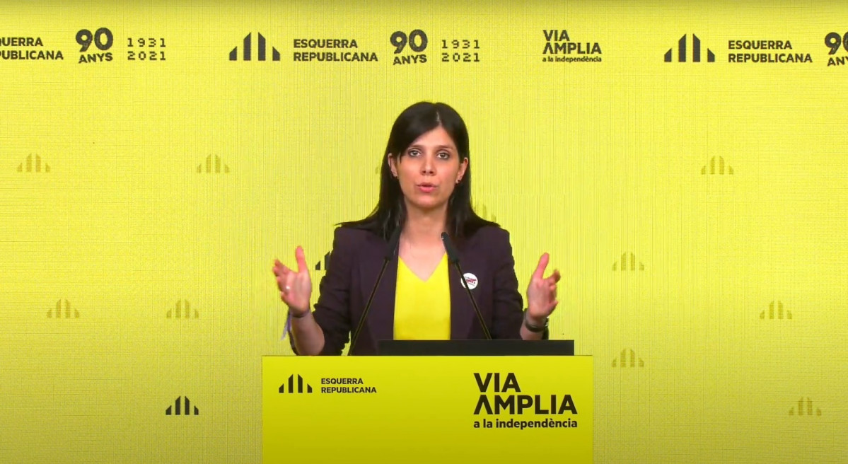 Arxiu - La secretària general adjunta i Portaveu d'ERC, Marta Vilalta.