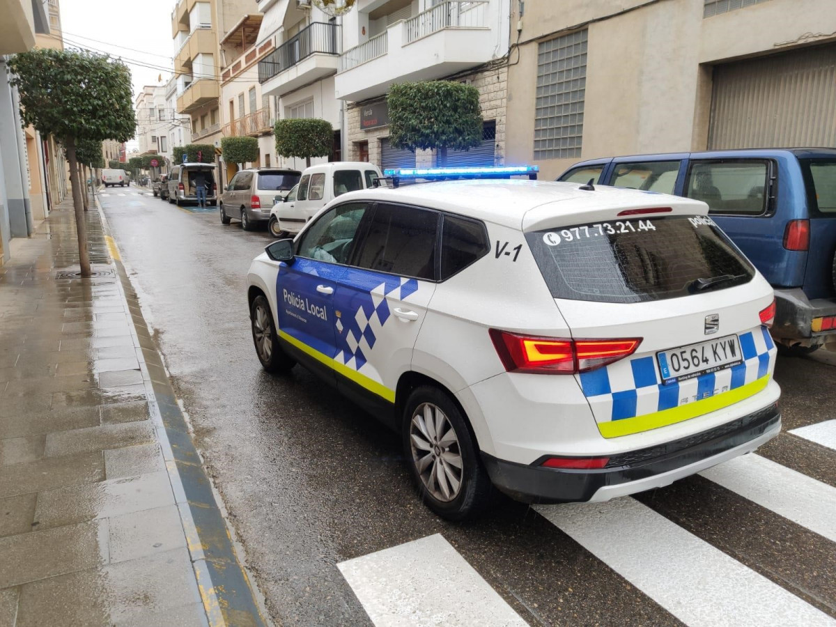 Cotxe de la Policia Local.