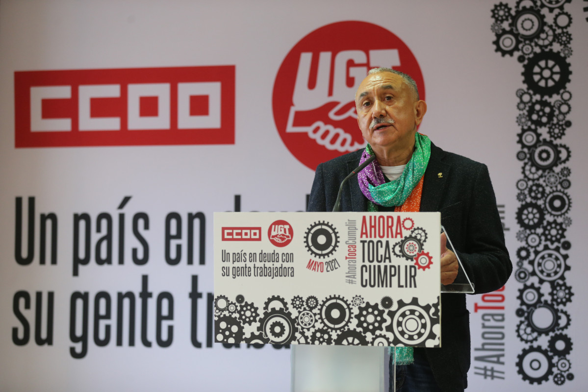 El secretari general d'UGT, Pepe Álvarez