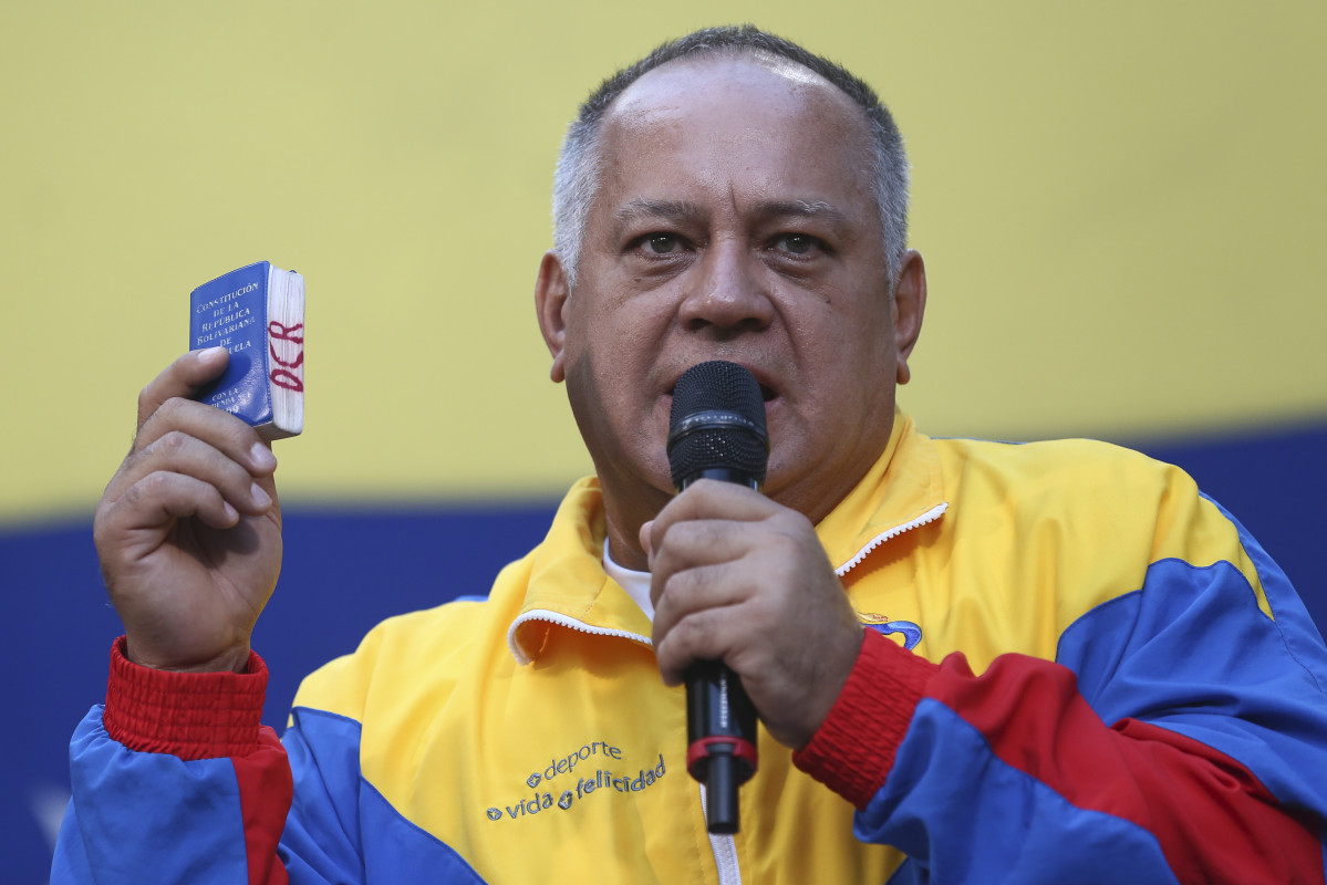 El president de l'Assemblea Nacional Constituent (ANC) de Veneçuela, Diosdado Cabello.