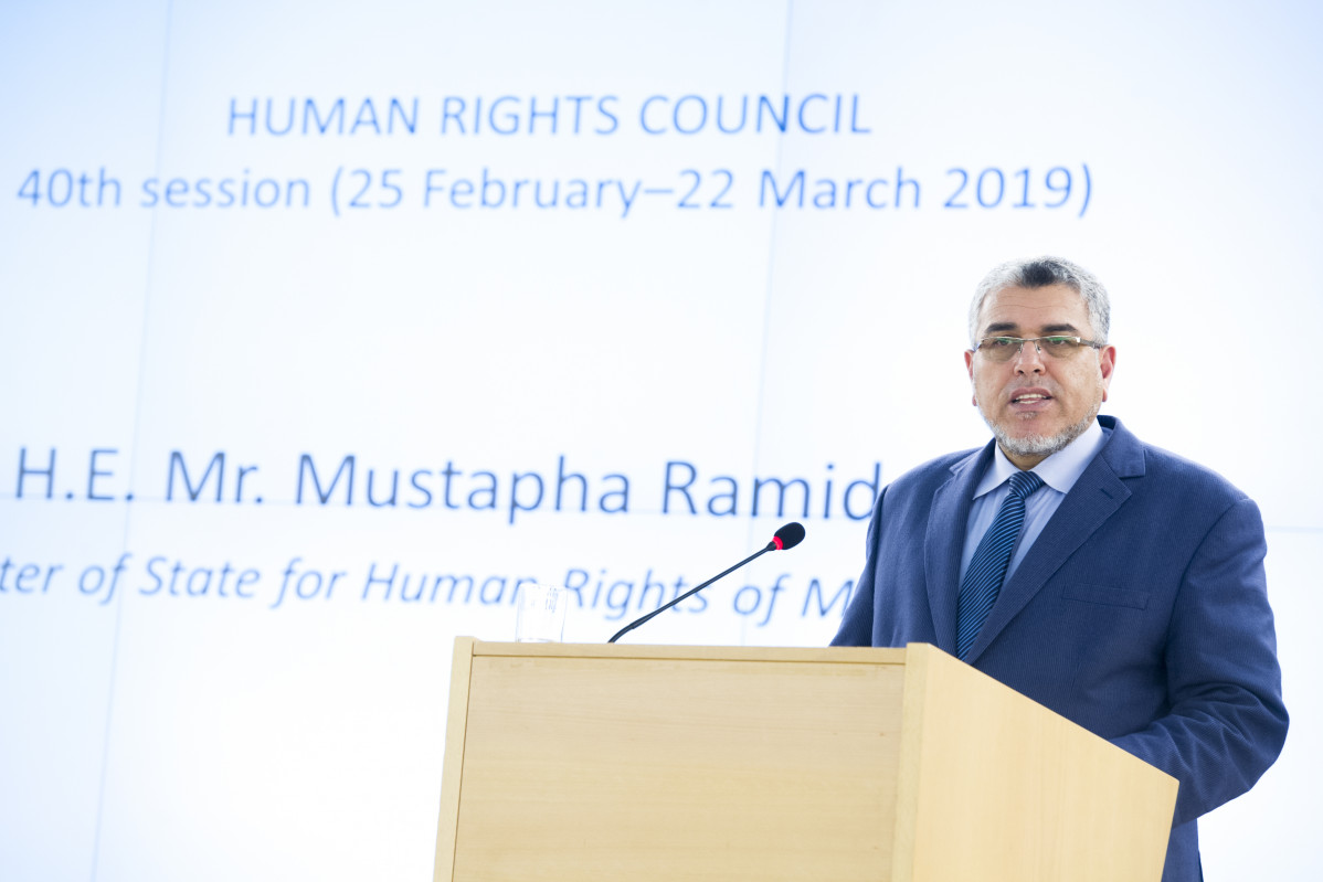 EuropaPress 1957930 handout 25 february 2019 switzerland geneva Moroccan minister of state of
