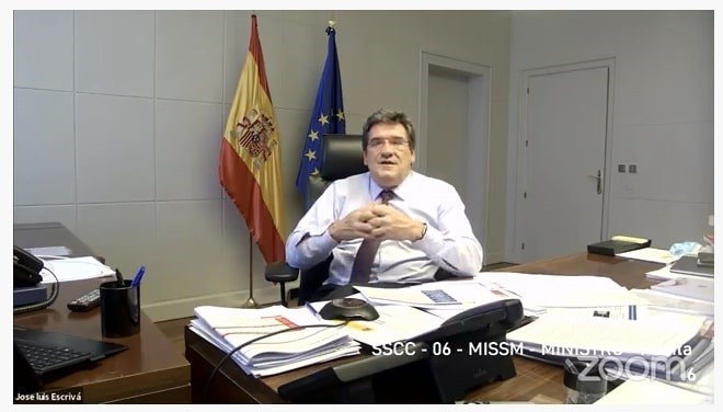 El ministre d'Inclusió, Seguretat Social i Migracions de Govern, José Luis Escrivà