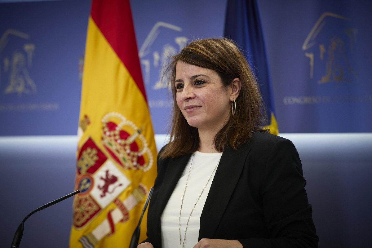 La vicesecretària general de l'PSOE i portaveu de Grup Parlamentari Socialista al Congrés, Adriana Lastra