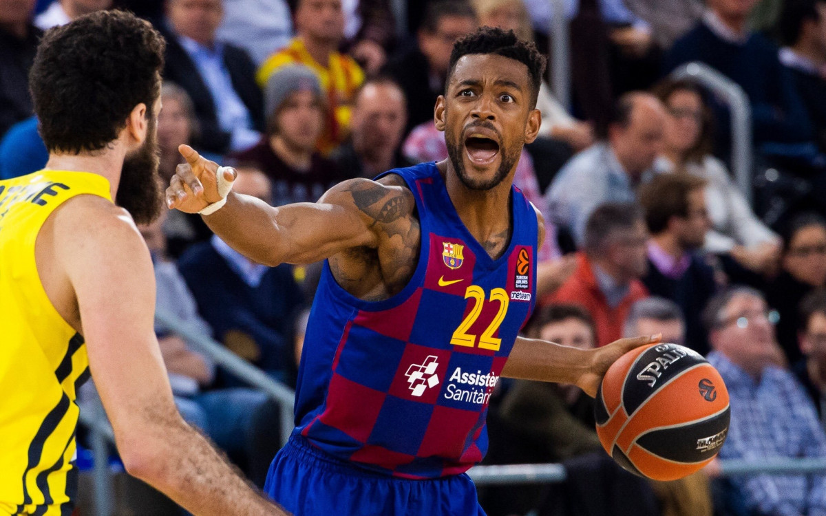 Cory Higgins en un Barça-Fenerbahçe