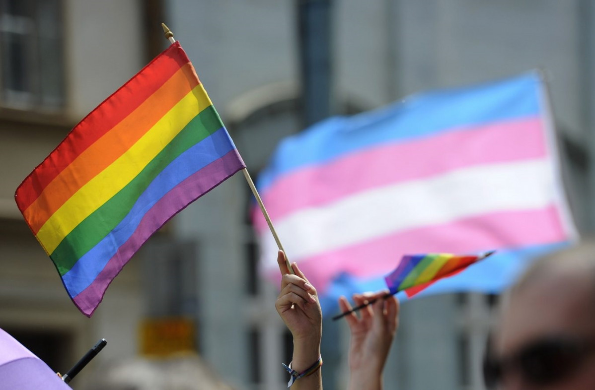 Arxiu - Bandera gai contra homofòbia diversitat sexual