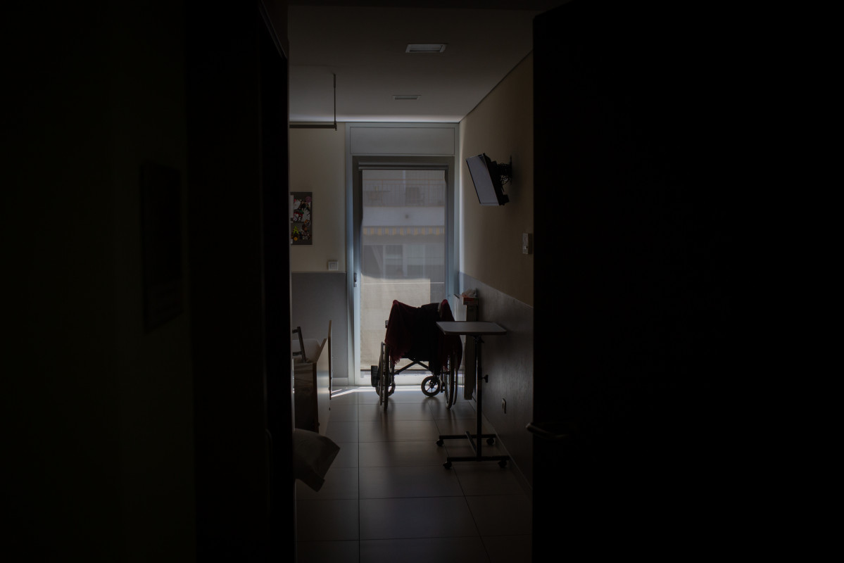 Archivo - Habitación de un geriátrico durante la pandemia