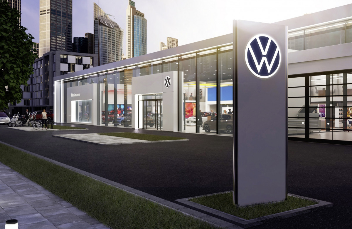 Imatge d'un concessionari de Volkswagen a Alemanya.