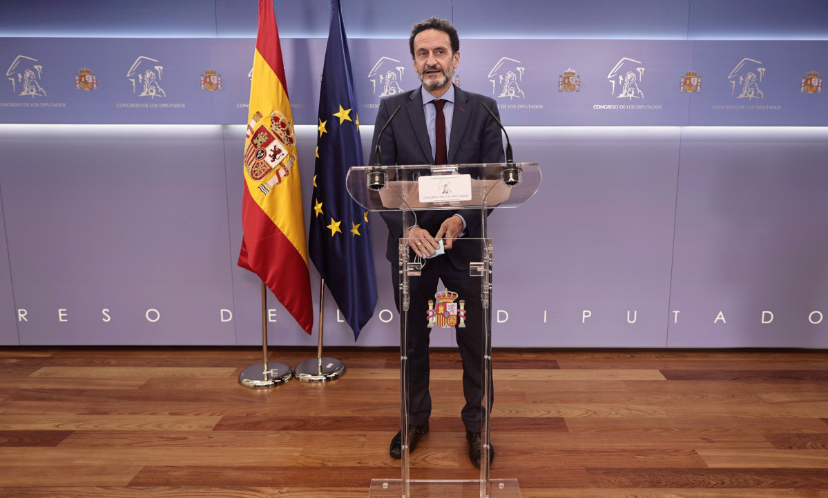 El vicesecretari general de Ciutadans i portaveu adjunt al Congrés, Edmundo Bal, en una roda de premsa a la cambra baixa.