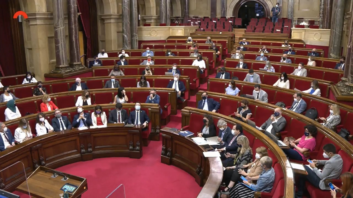 Pleno del Parlament del 16 de junio.
