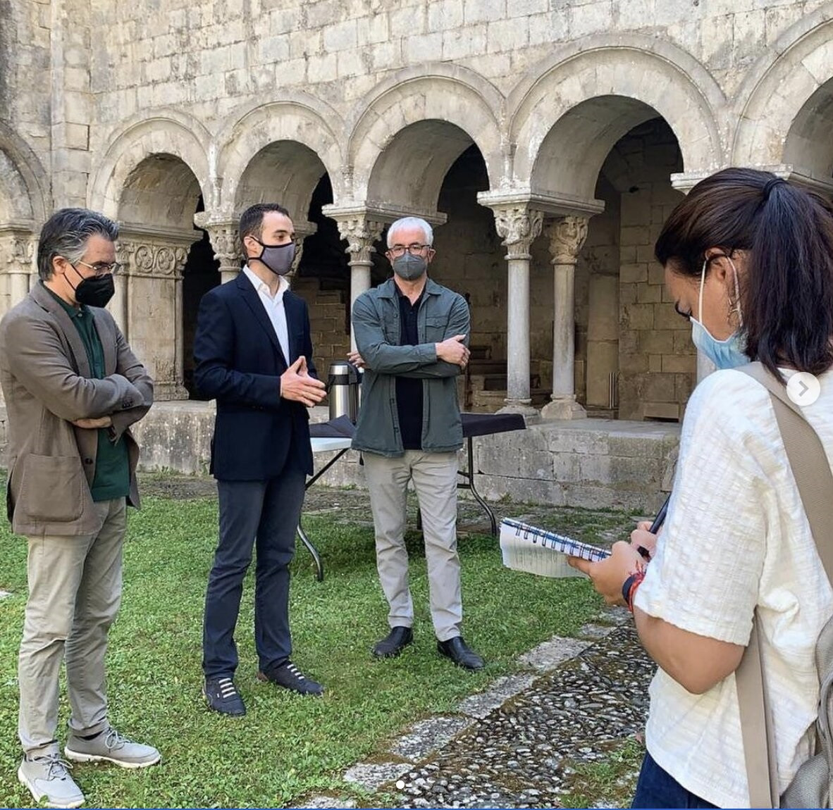 Primera visita oficial a les renovades instal·lacions del Museu Tresor de la Catedral de Girona