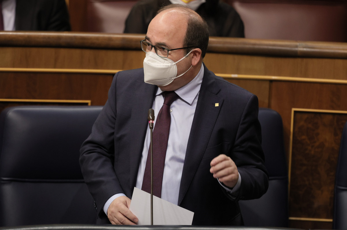 Arxiu - El ministre de Política Territorial i Funció Pública, Miquel Iceta. Foto de fitxer.