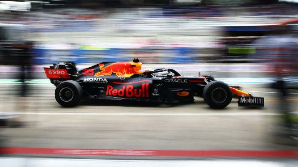 El pilot neerlandès Max Verstappen (Red Bull) als primers lliures del Gran Premi d'Àustria 2021 de Fórmula 1, al Red Bull Ring