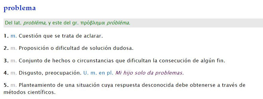 problema