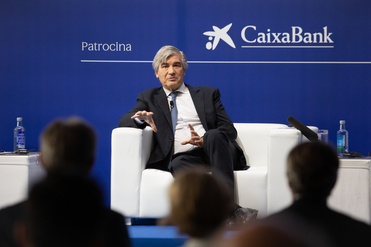 El president de Naturgy Francisco Reynés, intervé durant la sessió, sota el títol: 'El propòsit empresarial. El nou capitalisme ', a la segona jornada de la XXXVI Reunió de l'Cercle d'