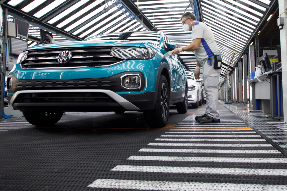 Arxiu - Fàbrica de Volkswagen a Navarra.