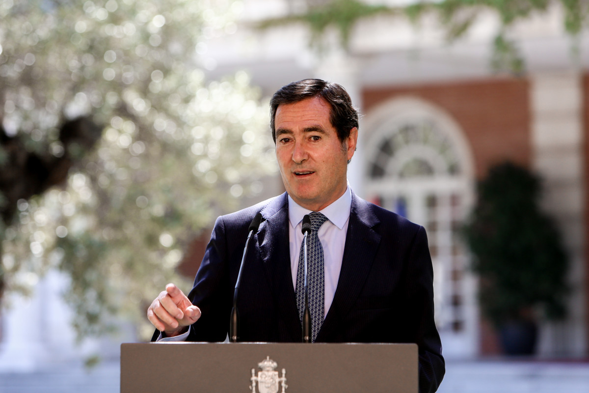 El president de la CEOE, Antonio Garamendi