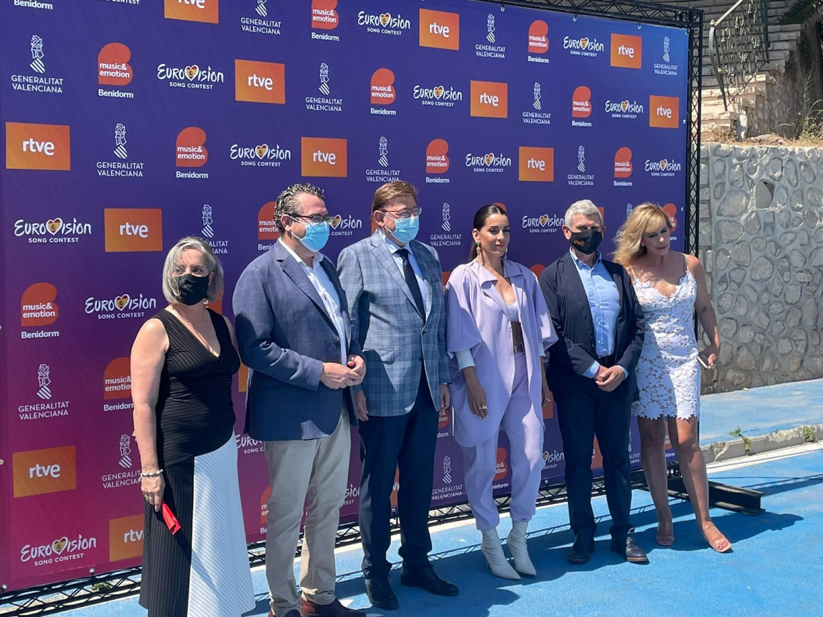 Presentació de la selecció espanyola per a Eurovisió 2022 a Benidorm