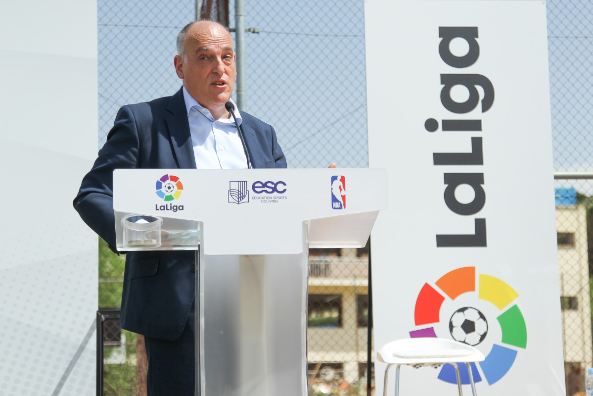 Arxiu - Javier Tebas, president de Laliga