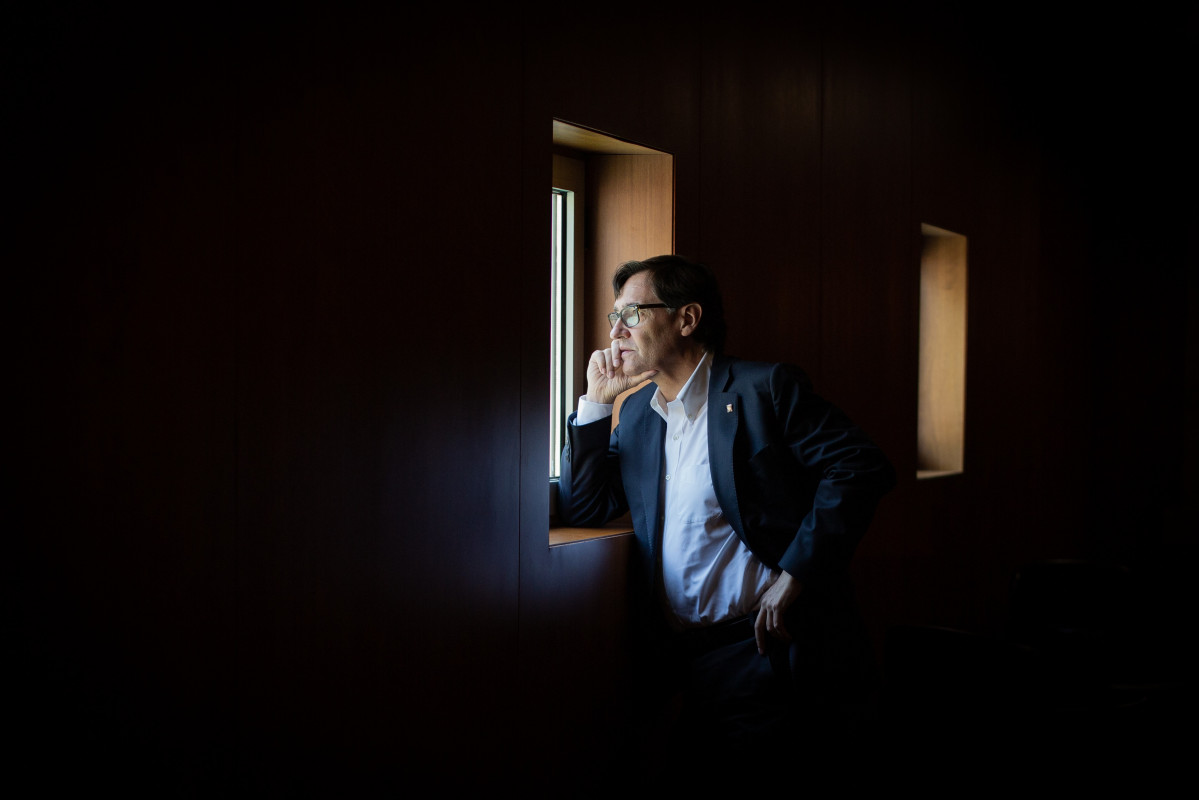 El presidente del PSC en el Parlament, Salvador Illa.