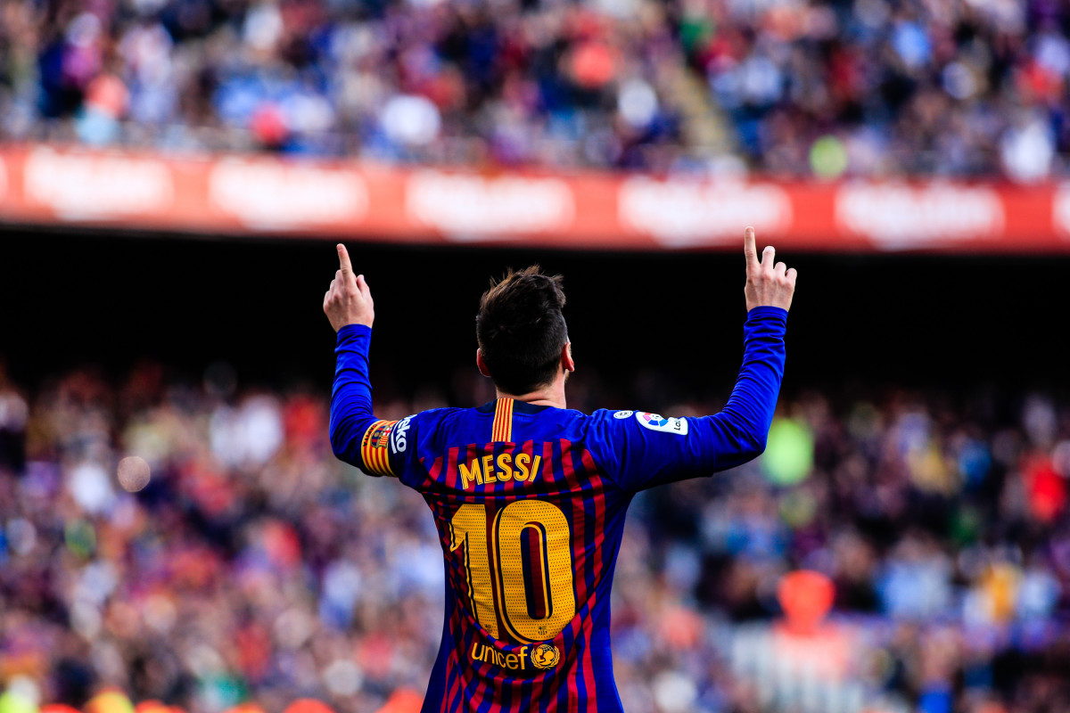 Arxiu - 10 Leo Messi of FC Barcelona celebrating his goal during the