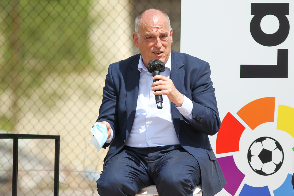 Arxiu - El president de Laliga, Javier Tebas