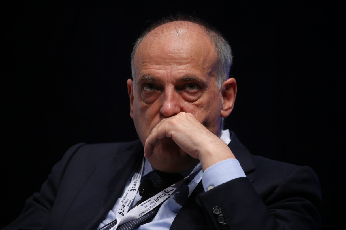 Arxiu - El president de Laliga, Javier Tebas