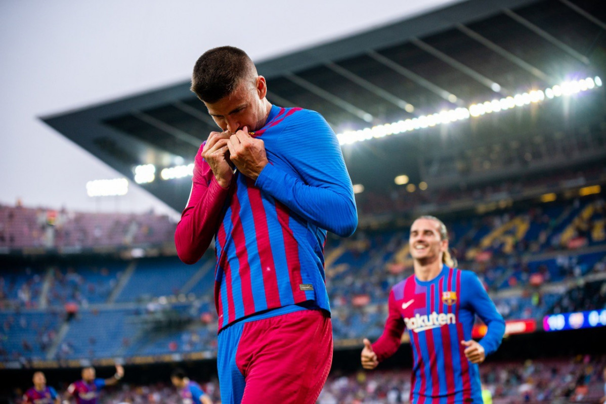 El central de l'FC Barcelona Gerard Piqué