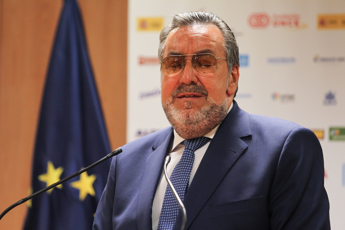Arxiu - Miguel Carballeda, president de l'Comitè Paralímpic Internacional, durant un acte institucional