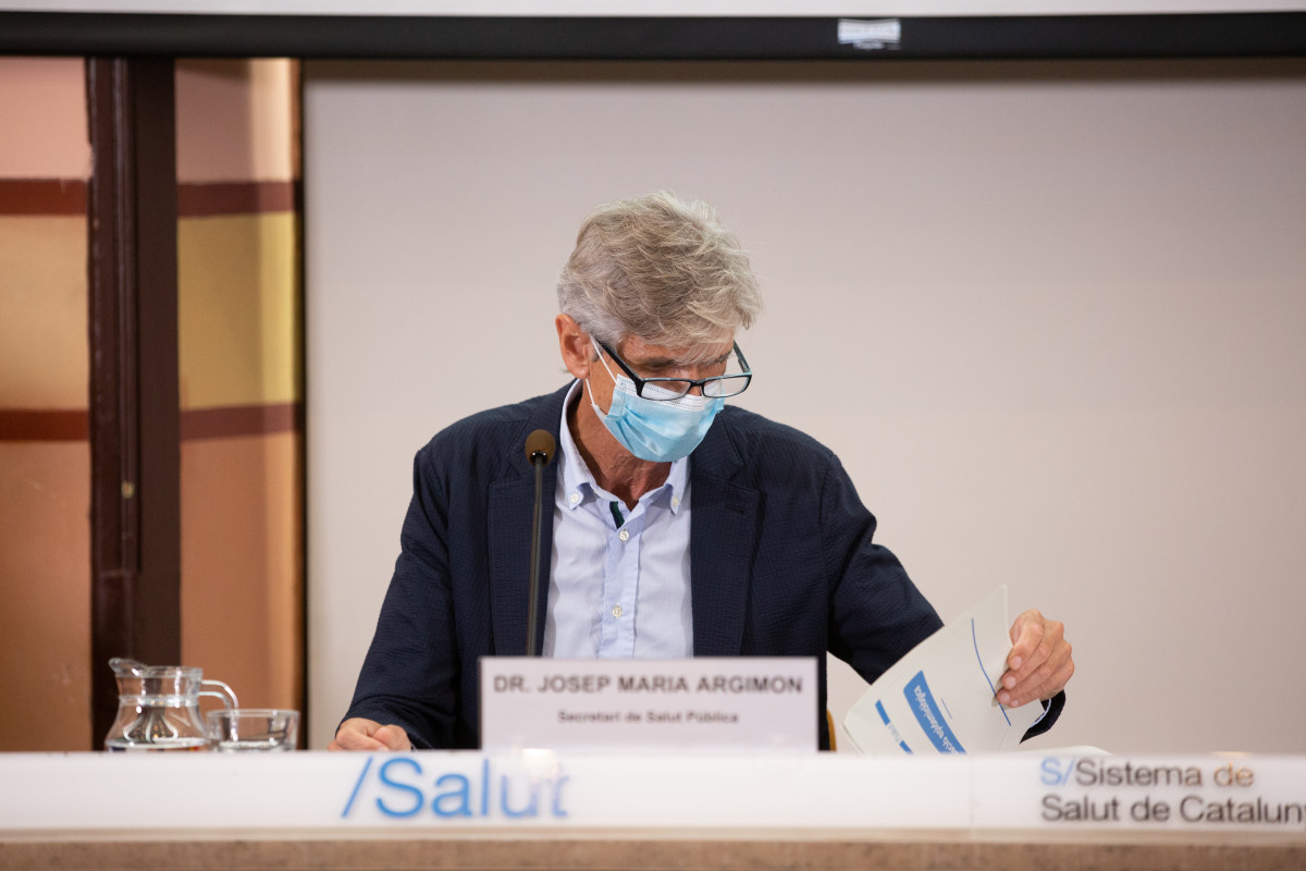 Arxiu - Arxiu - L'secretari de Salut Pública de la Generalitat, Josep Maria Argimon. Foto d'arxiu.