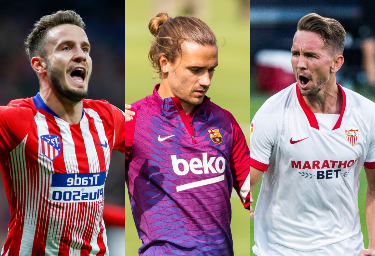 Saúl Ñíguez, Antoine Griezmann i Luuk De Jong canvien d'equip a última hora