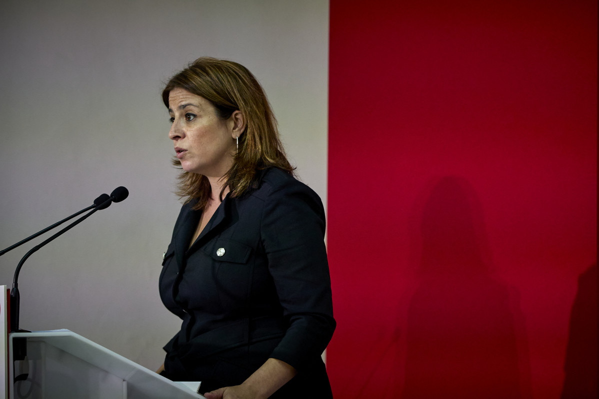 La vicesecretària general de l'PSOE i portaveu de Grup Parlamentari Socialista al Congrés, Adriana Lastra