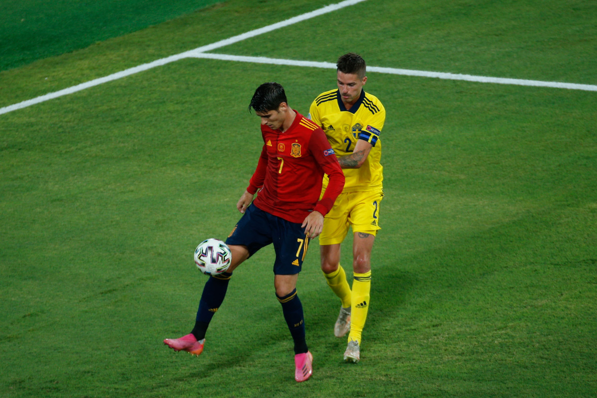 Arxiu - Morata a l'Espanya - Suècia de l'Eurocopa