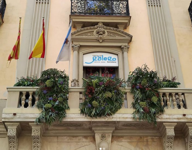 FachadadelCentroGalegodeBarcelonaenunafotodesuInstagram