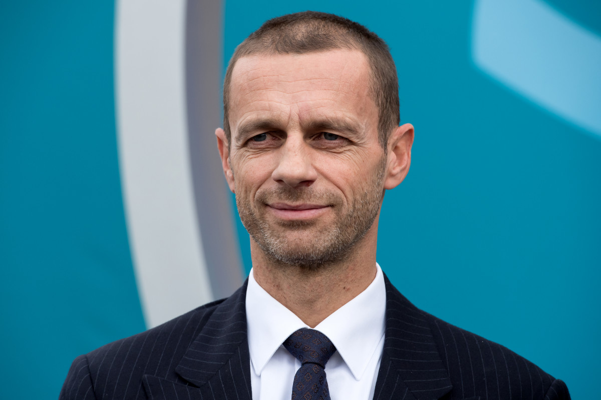 Arxiu - El president de la UEFA, Aleksander Ceferin