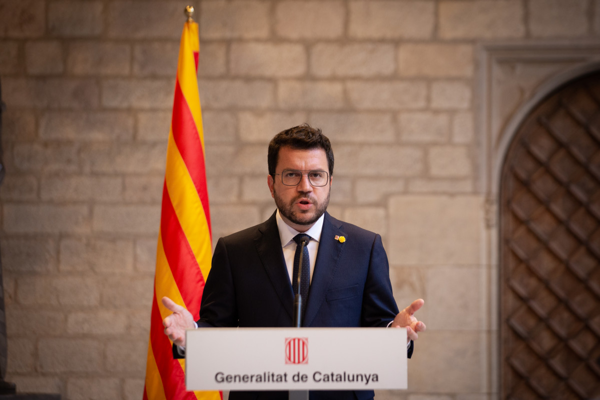 El president de la Generalitat, Pere Aragonès. ARXIU.