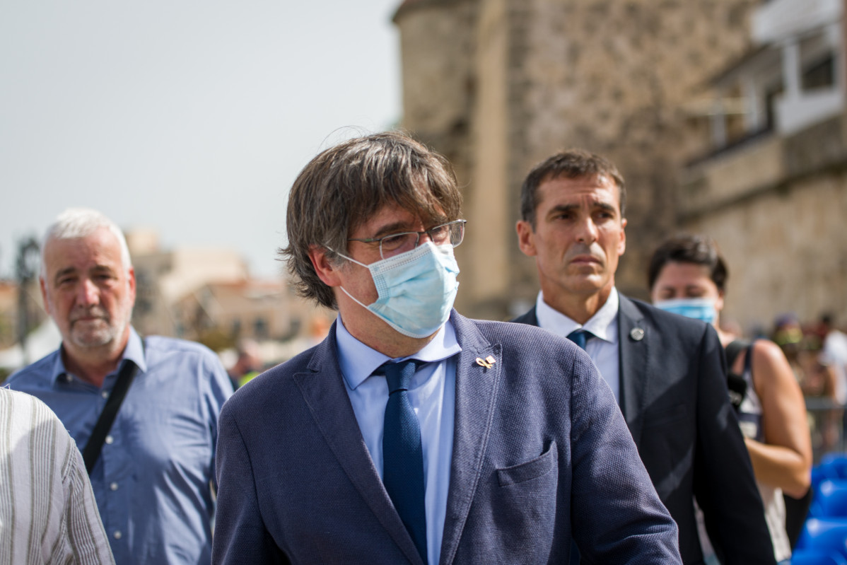 L'expresident de la Generalitat Carles Puigdemont va a el festival Adifolk a l'Alguer, Sardenya (Itàlia)