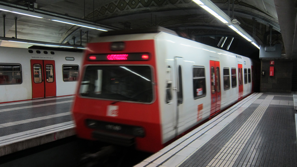 Ferrocarrils de la Generalitat de Catalunya (FGC). Estació de Plaça de Catalunya.