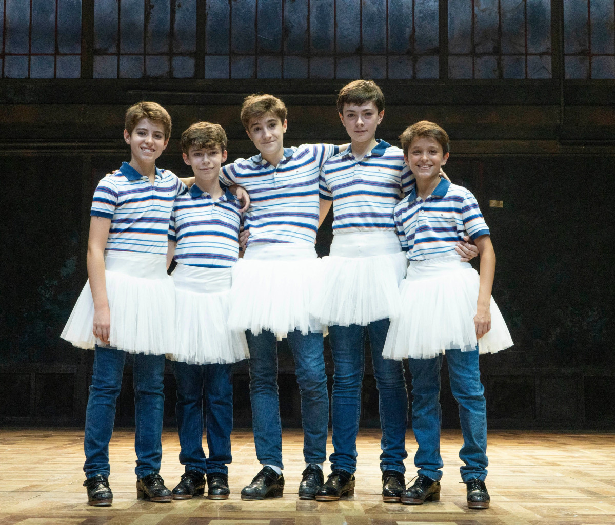 Los cinco niños que interpretarán el papel de Billy Elliot son Iker Castell Daifuku, Pablo Fito, Marc Gelabert Rueda, Pol Ribet y Max Vilarrasa Rivas.